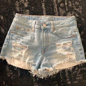 Jean cut off shorts